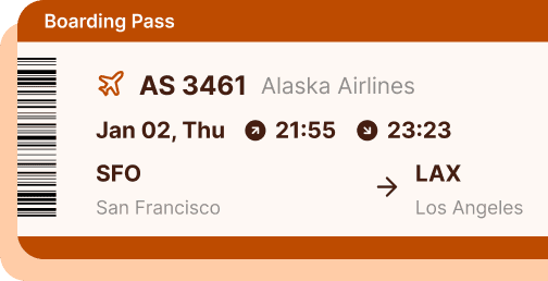 Boarding Pass Attachment